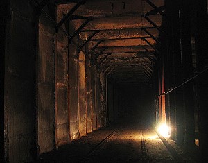 abandoned subway tunnel